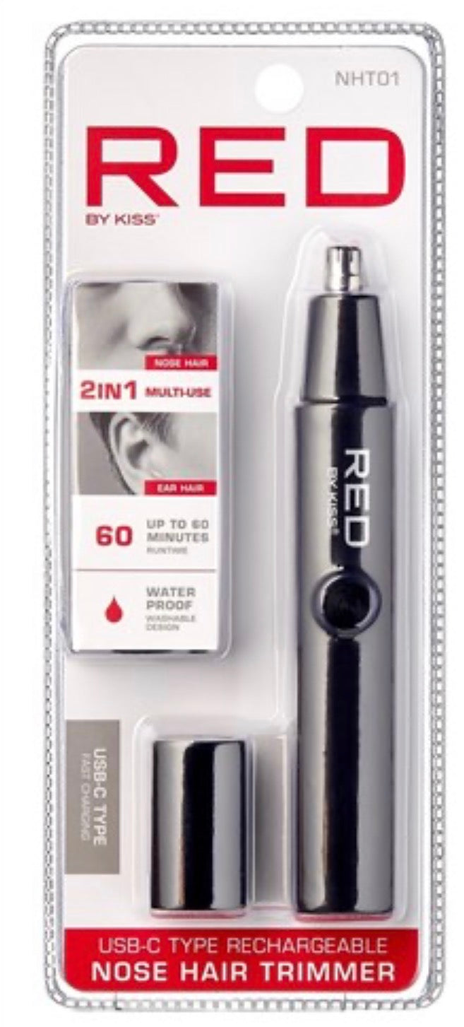 Kiss Red Nose Hair Trimmer Rechargeable