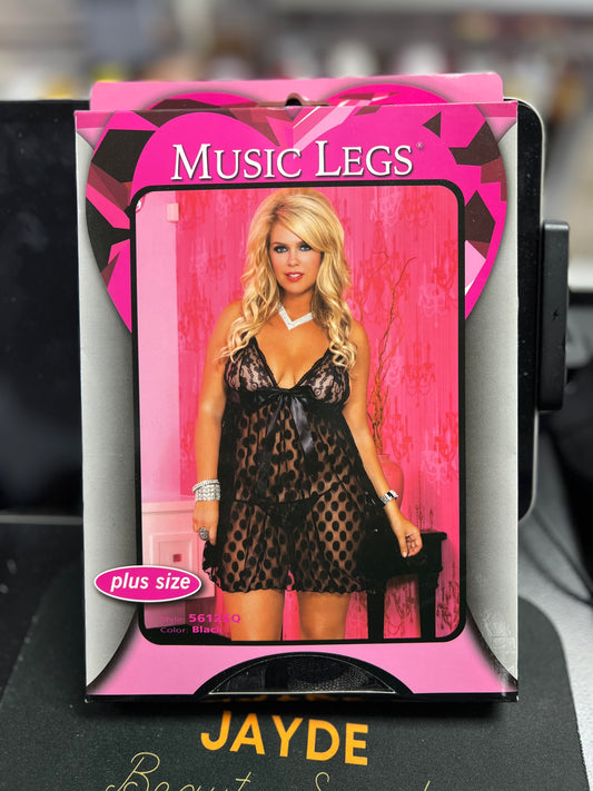 SKY MINI DRESS-BABY DOLL MESH POLKA DOT W/ BOW