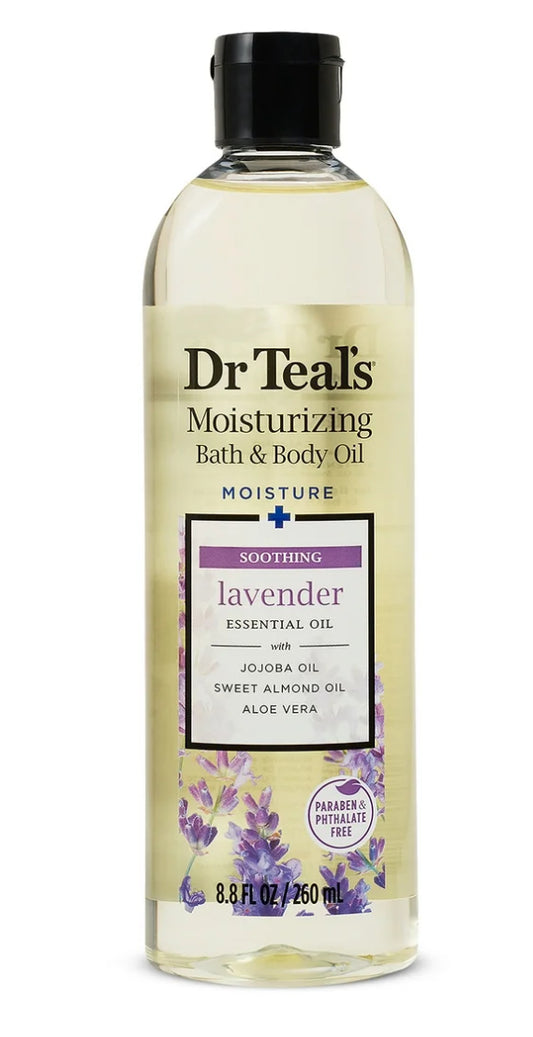 Dr Teal's Soothe & Sleep with Lavender Body and Bath Oil, 8.8 fl oz