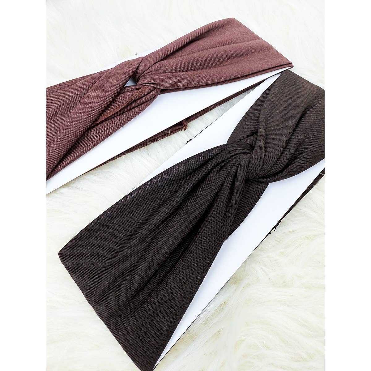 Dark Tone Twisted Stretch Headwrap Sets