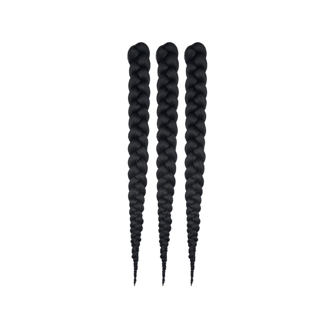 28" 3 Bundle Pack of Non-Toxic Hypoallergenic Braiding Hair