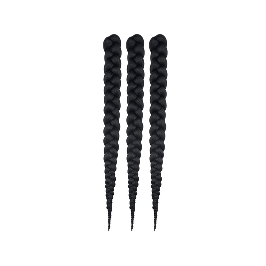 28" 3 Bundle Pack of Non-Toxic Hypoallergenic Braiding Hair