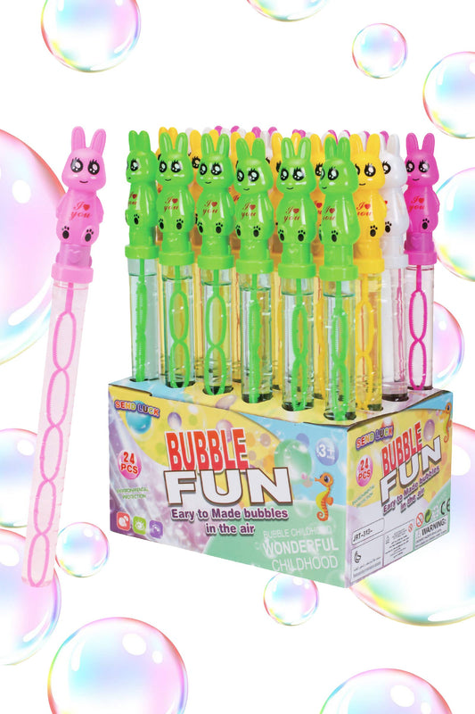 Bunny 5-Emission Hole Bubble Stick Wand -
