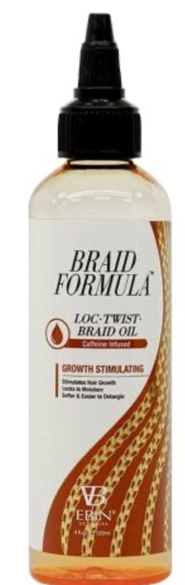 Ebin New York Braid Formula Loc Twist Braid Oil 4oz/ 120ml