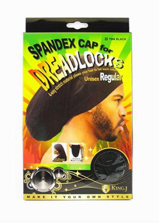 SPANDEX DREADLOCKS CAP REGULAR / BLACK
