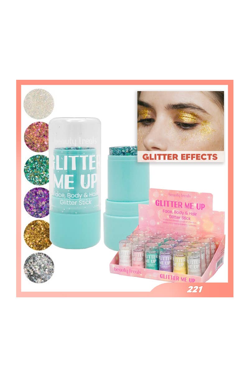 Beauty Treats 221 Glitter Me Up Face Body & Hair Stick  -