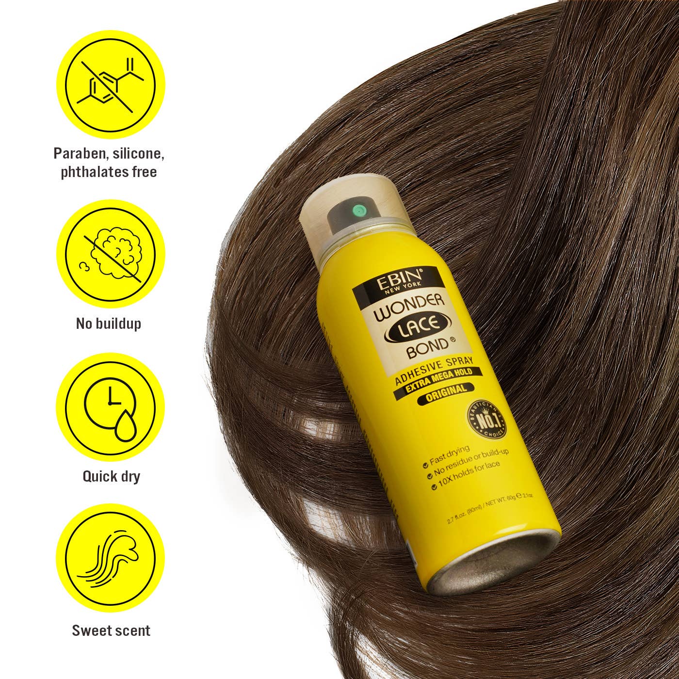 Wonder Lace Bond Wig Adhesive Spray - Extra Mega Hold