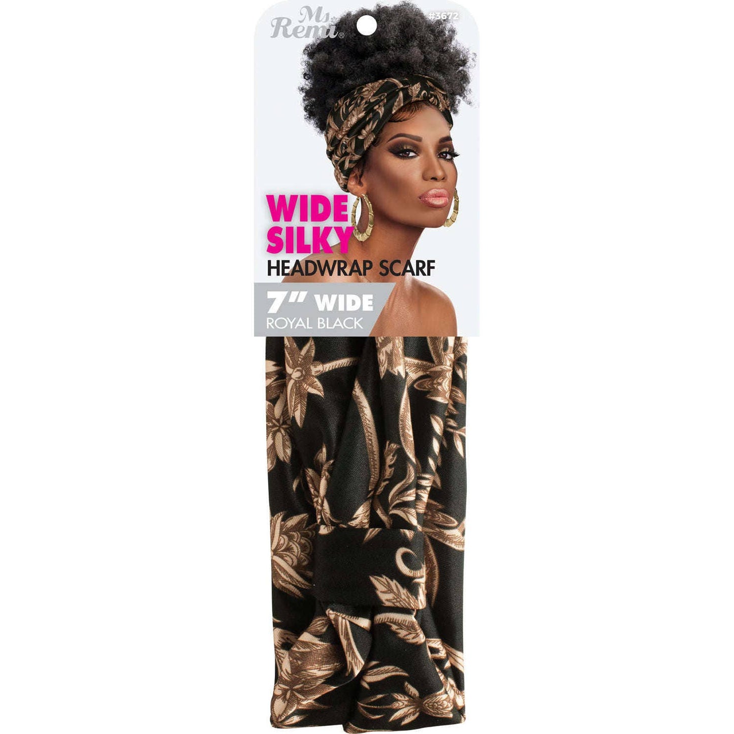 Ms. Remi Wide Silky Headwrap Scarf Assorted