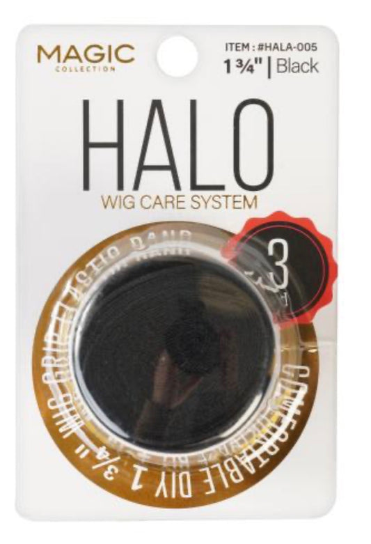 Magic Collection Halo Comfortable DIY Wig Grip Elastic Band Black