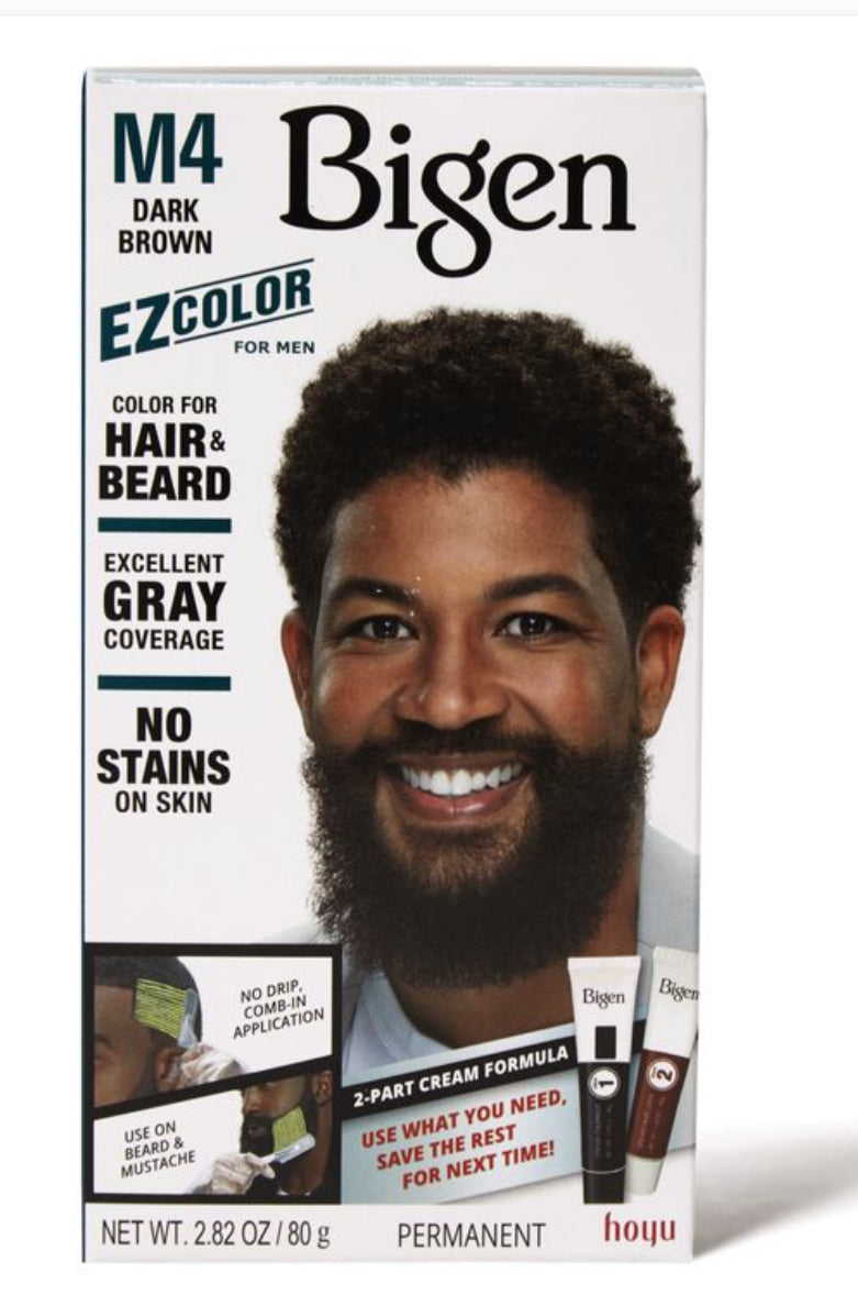 Men's EZ Permanent Hair Color M4 Dark Brown