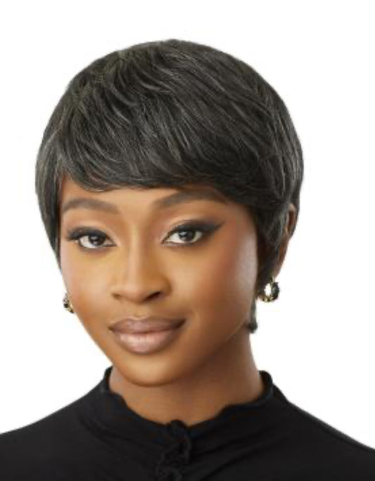 Fab & Fly Full Cap Wig Gray Glamour- Hh - Celia - #34