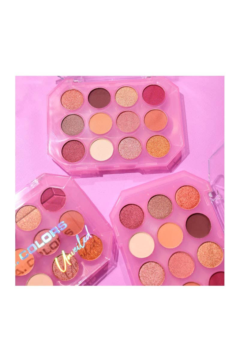 LA Colors CPD525 12 Color Eyeshadow Display Set - 18 pcs