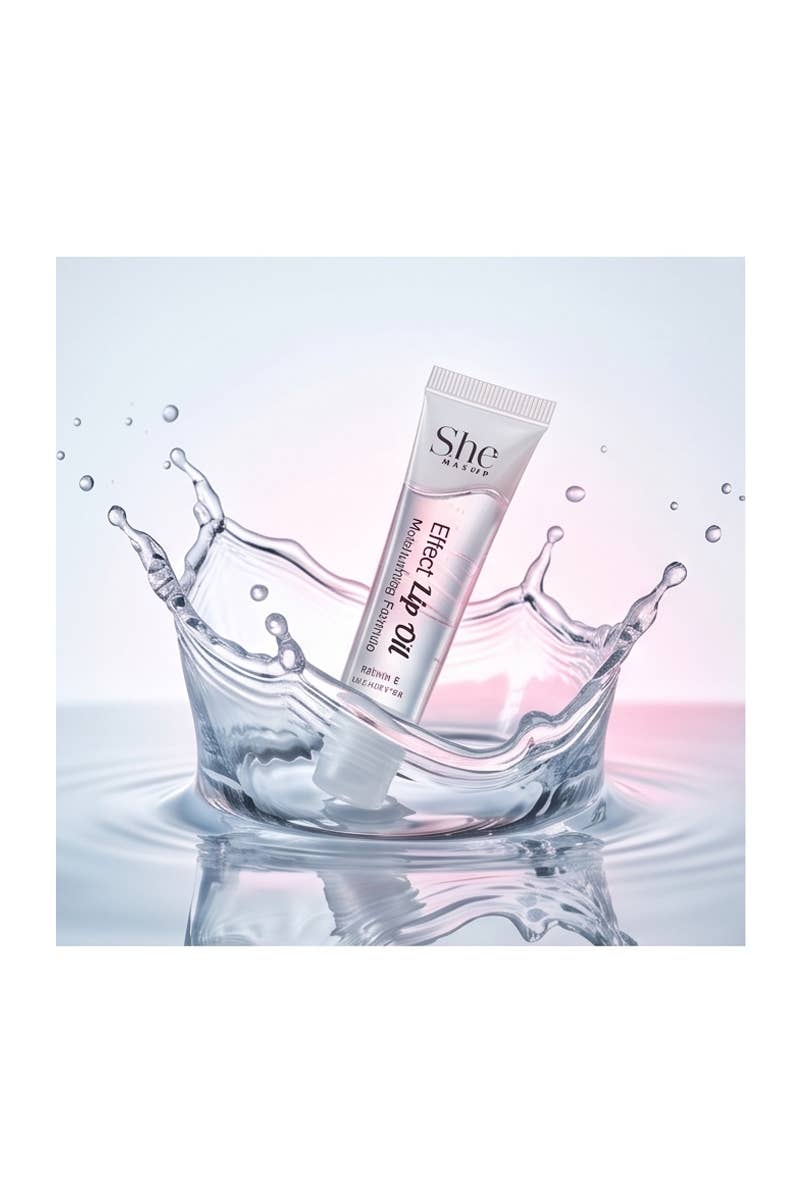 SHE LG07C Vitamin E Clear Lip Oil Gloss -
