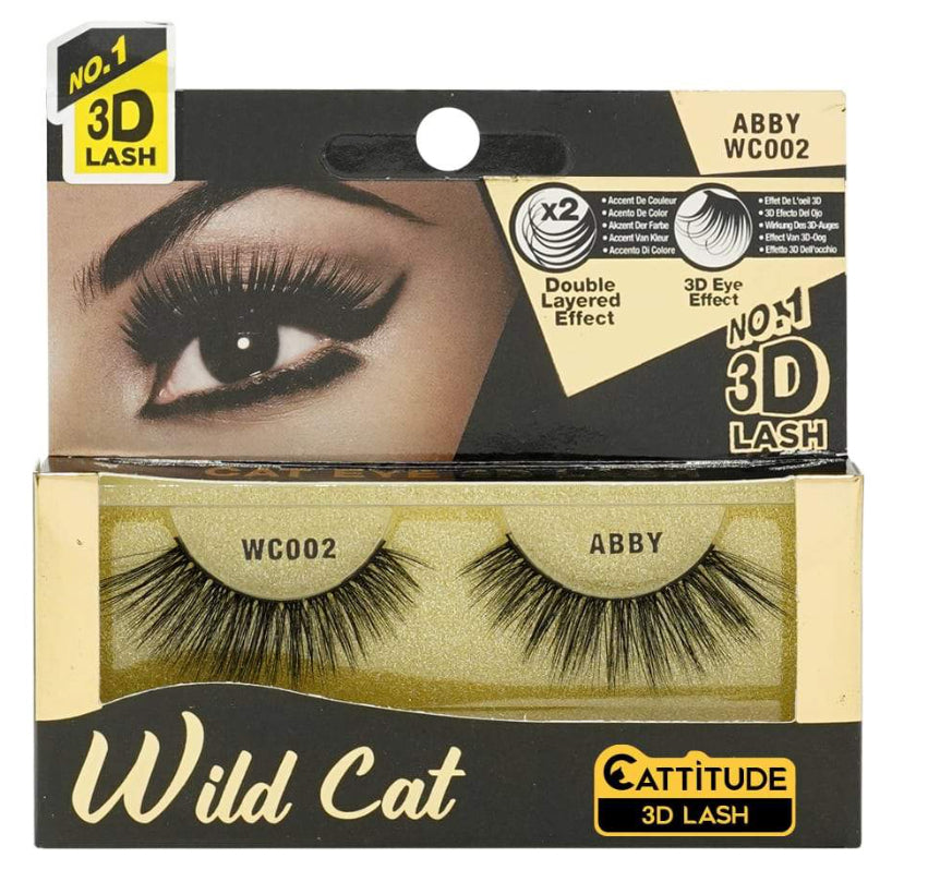 Ebin New York Wild Cat 3D Eye Lashes-Abby