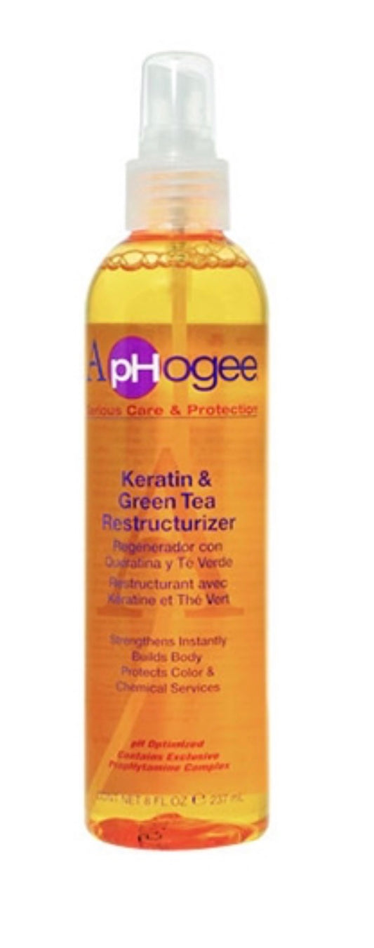Aphogee Keratin & Green Tea Restructurizer 8oz/ 237ml