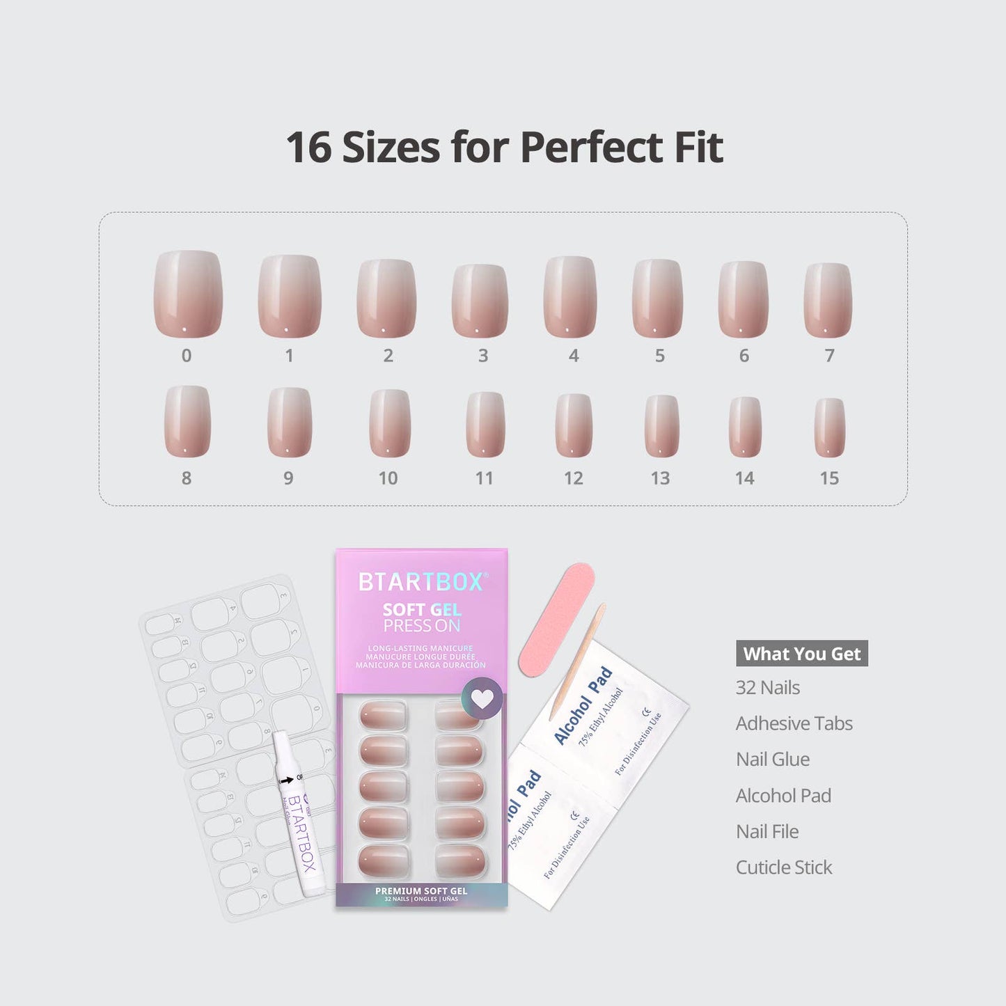 Press On Nails for Dark Skin Tone- Nude Fake Nails for Women