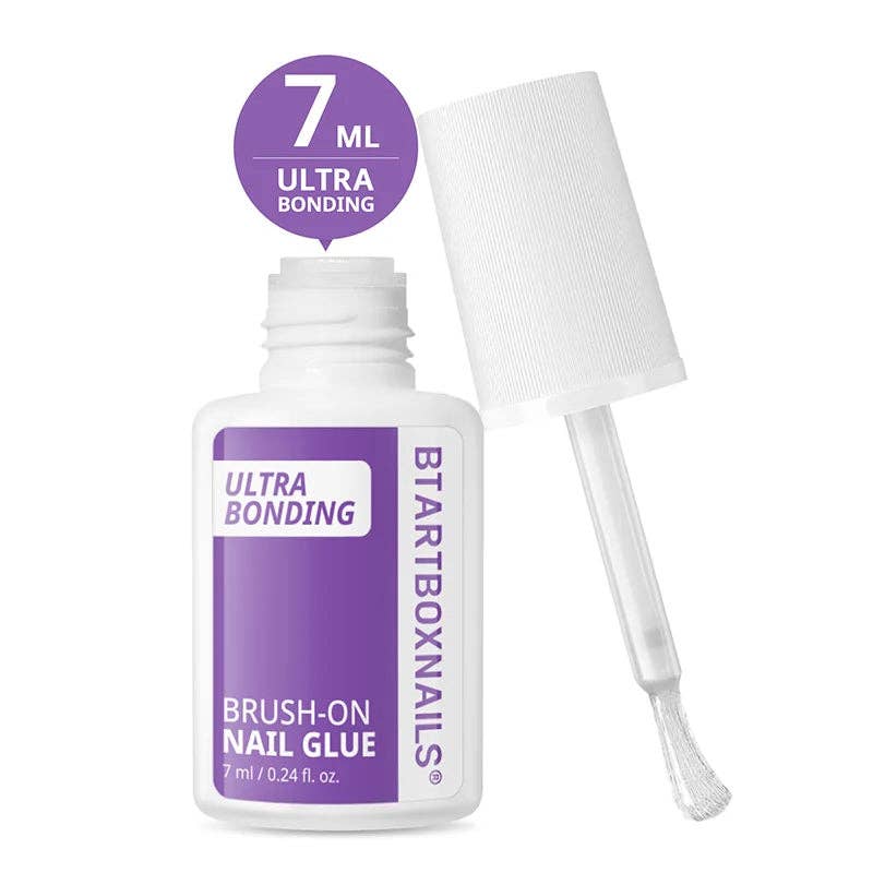 Strong Nail Glue for Press On Fake Nail Tip - Brush On Glue