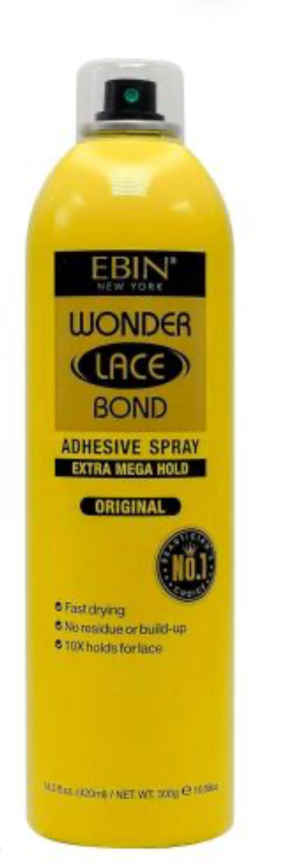 Ebin New York Wonder Lace Bond Adhesive Melting Spray Extra Mega Hold Daily Use