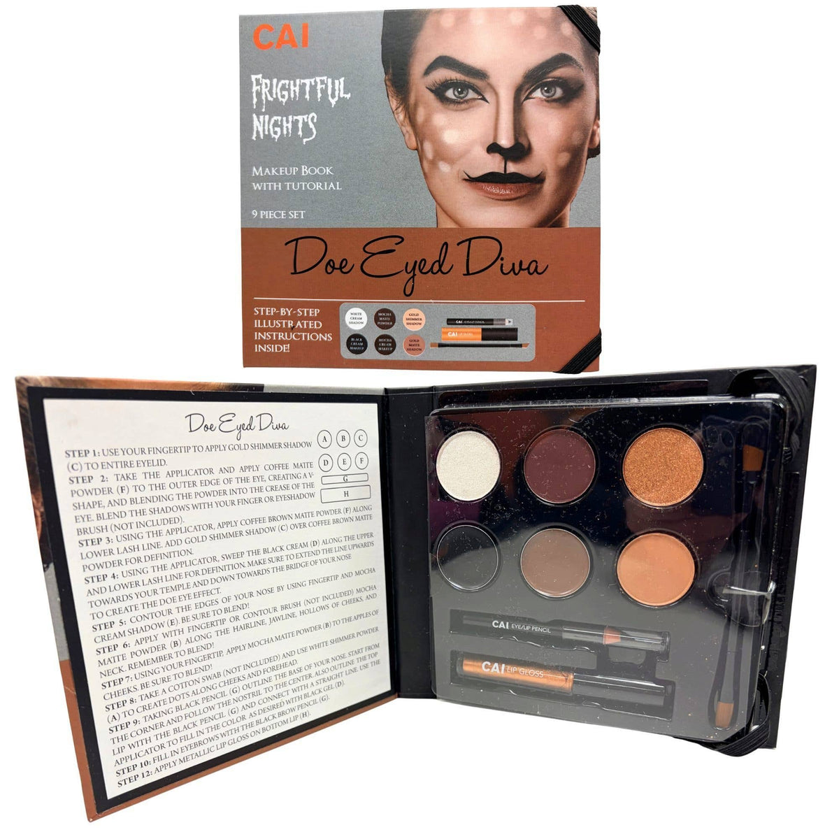 Cai Assorted Halloween Makeup Kits in Countertop Display