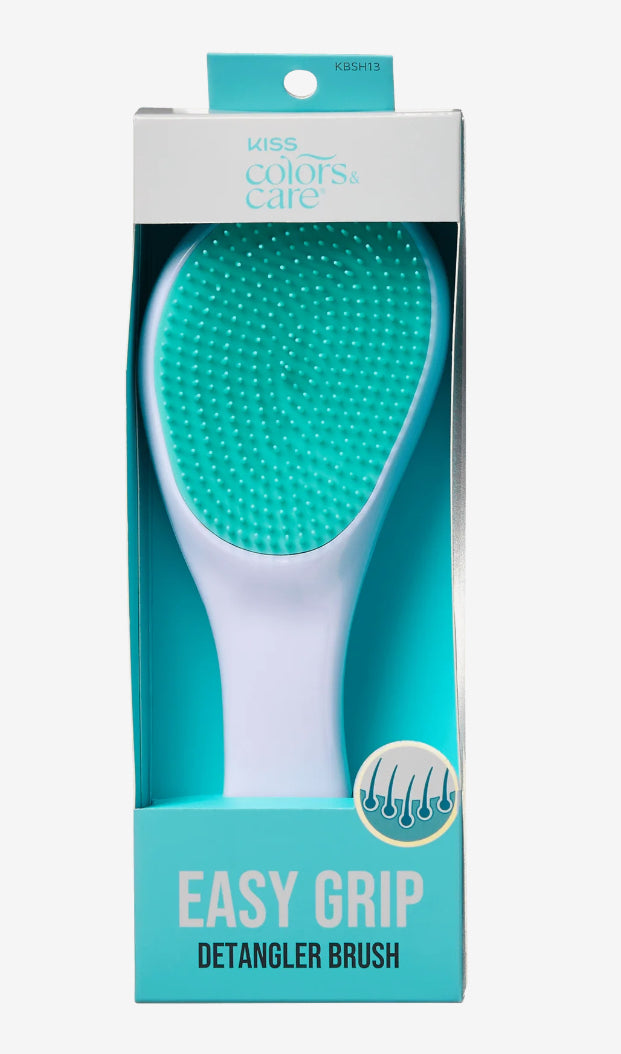 Kiss colors & care easy grip detangler Brush