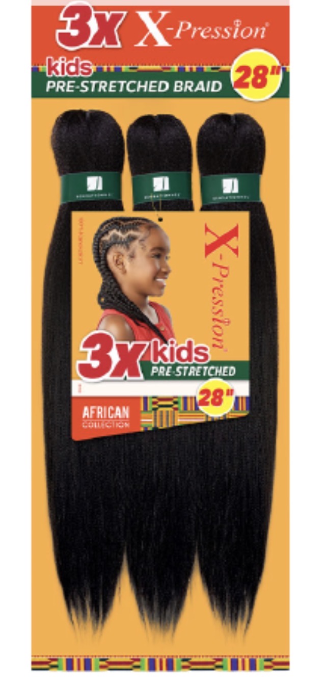 3X Xpression Braid 28″ (Kids)