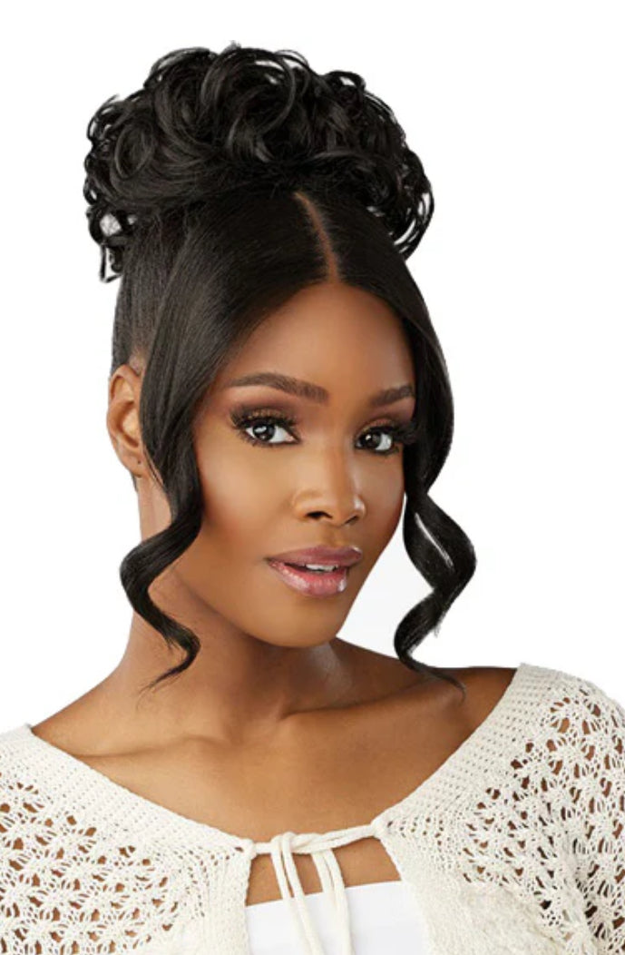 Sensationnel Lulu Bun HD Lace Parting Bang - UPDO UNIT 3