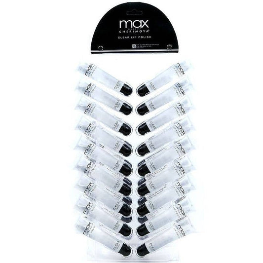 36 pk Original Clear Gloss Lip Polish MAX Makeup Cherimoya