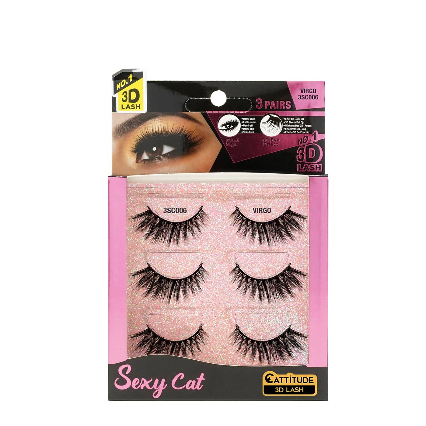 Sexy Cat Lashes - 3 Pack