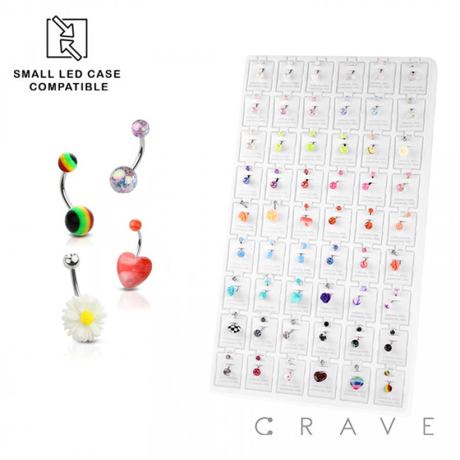 ASSORTED BODY JEWELRY