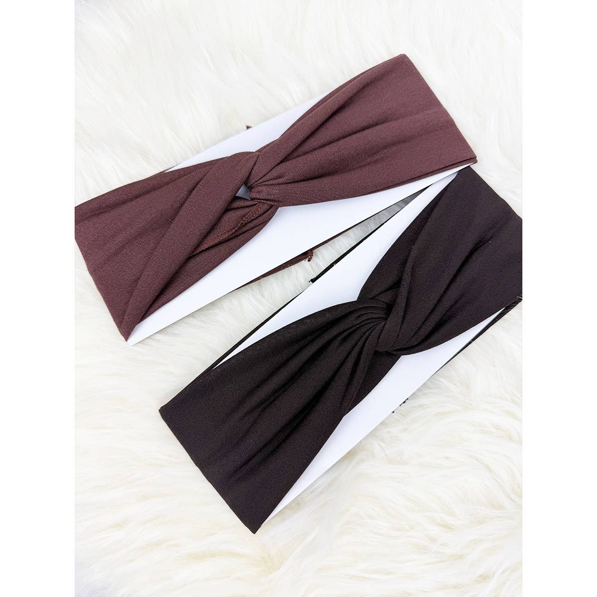 Dark Tone Twisted Stretch Headwrap Sets