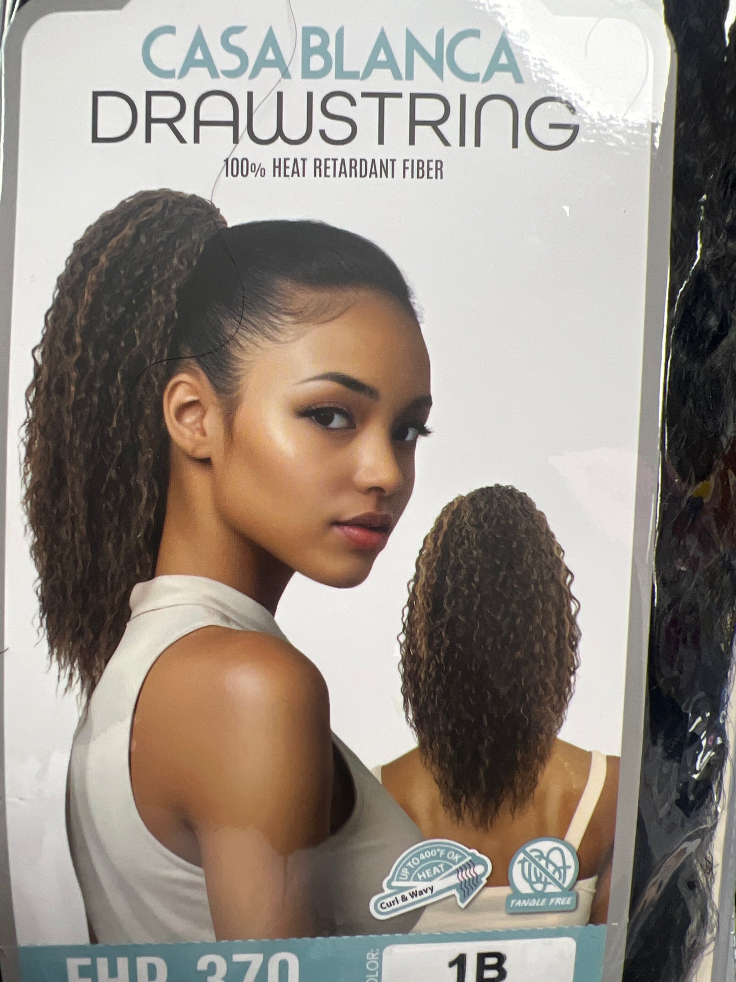 Casa Blanca drawstring ponytail