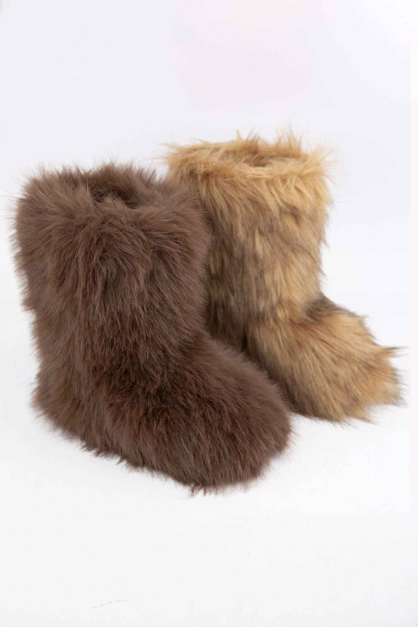 MELANIE-21A MID-CALF FURRY YETI BOOTS