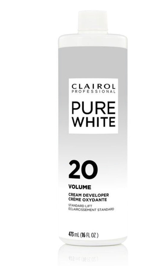 Clairol Pure White 20 Volume Creme Developer 16 Oz