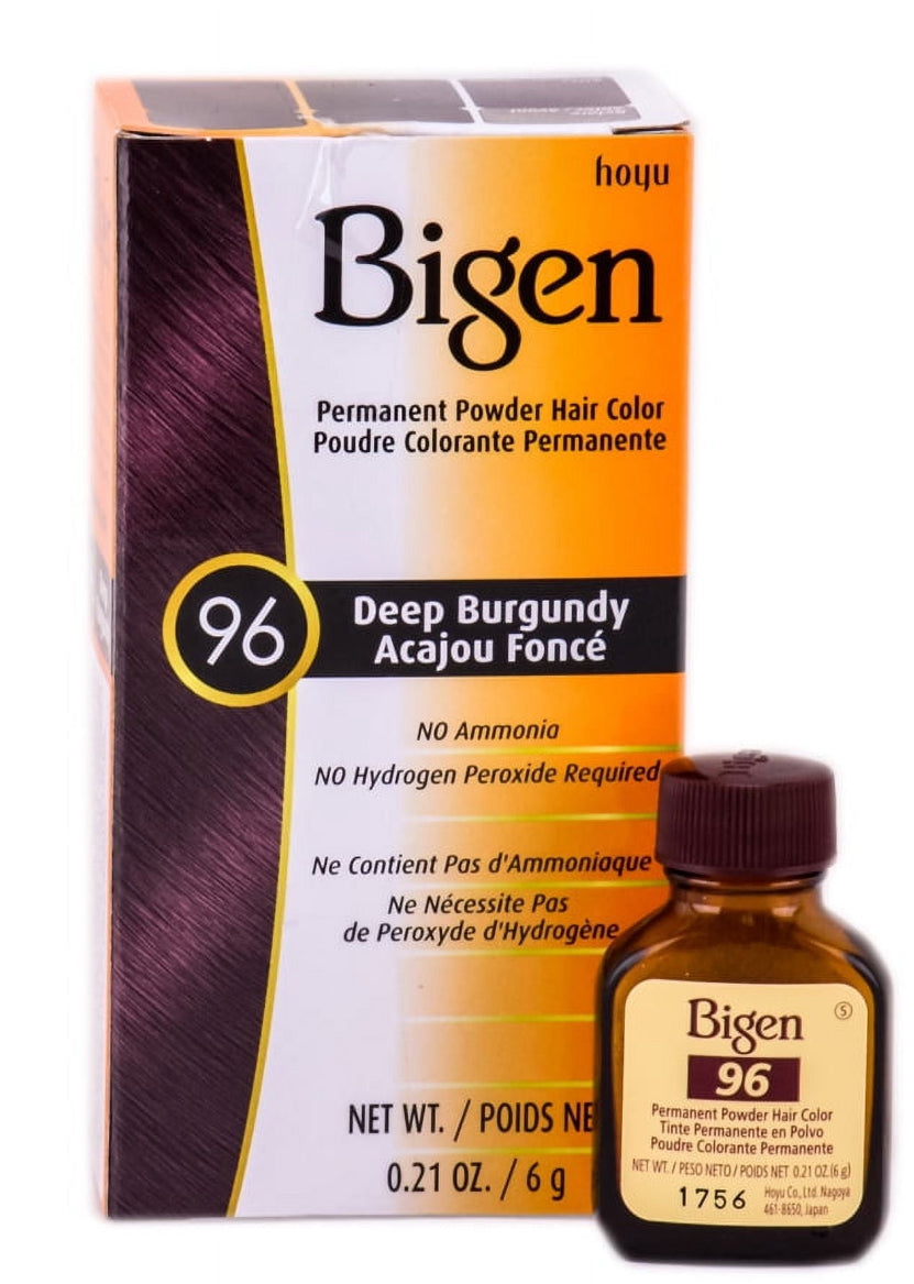 Bigen Permanent Powder Haircolor (Color : Deep Burgundy #96)
