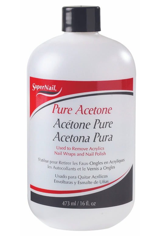 SuperNail Pure Acetone - 16 fl oz