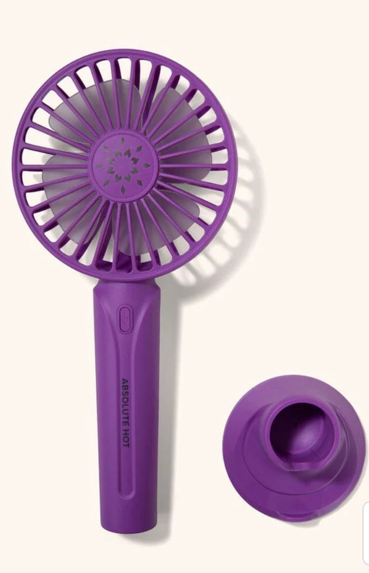 Standing beauty fan
