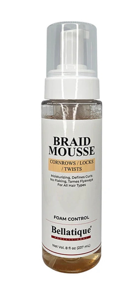 BELLATIQUE BRAID MOUSSE 8OZ