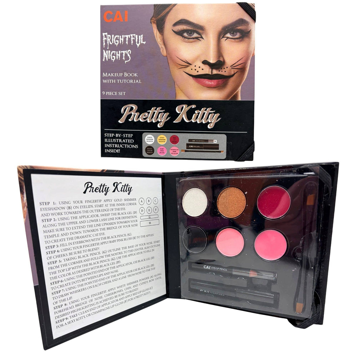 Cai Assorted Halloween Makeup Kits in Countertop Display