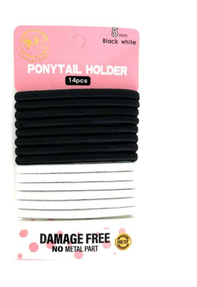 5MM ELASTIC PONYTAIL 14PCS