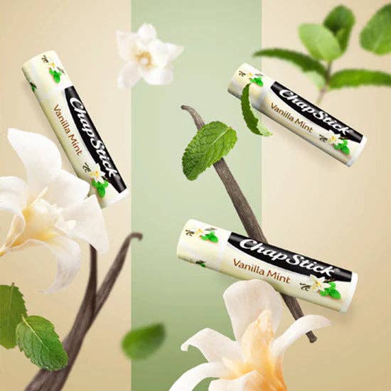 ChapStick Lip Balm, Vanilla Mint, 0.15oz, Counter Display