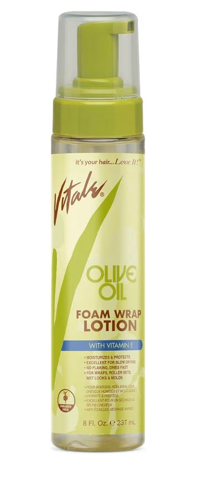 Vitale olive oil foam wrap lotion
