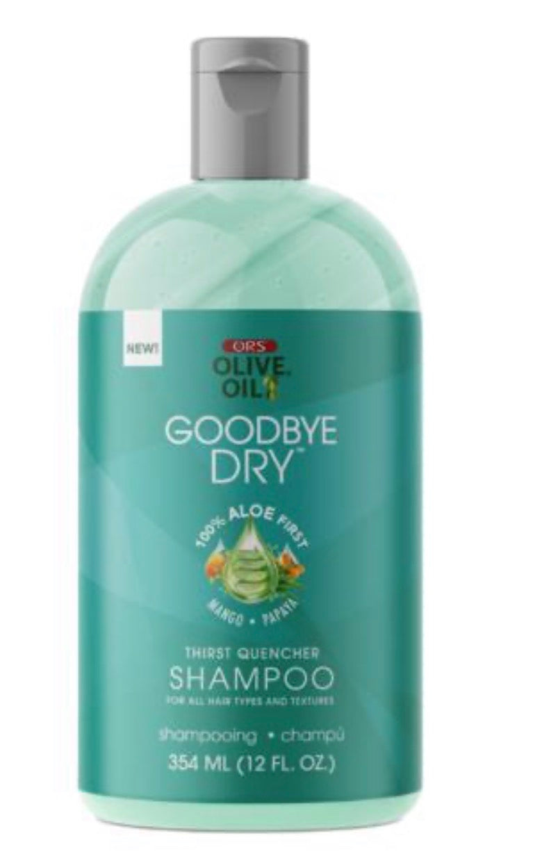 Organic Root Stimulator Olive Oil Goodbye Dry Thirst Quencher Shampoo 12oz/ 354ml