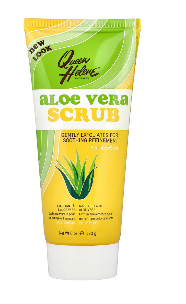 Queen Helene Aloe Vera Scrub, Sensitive Skin, 6 oz (170 g)