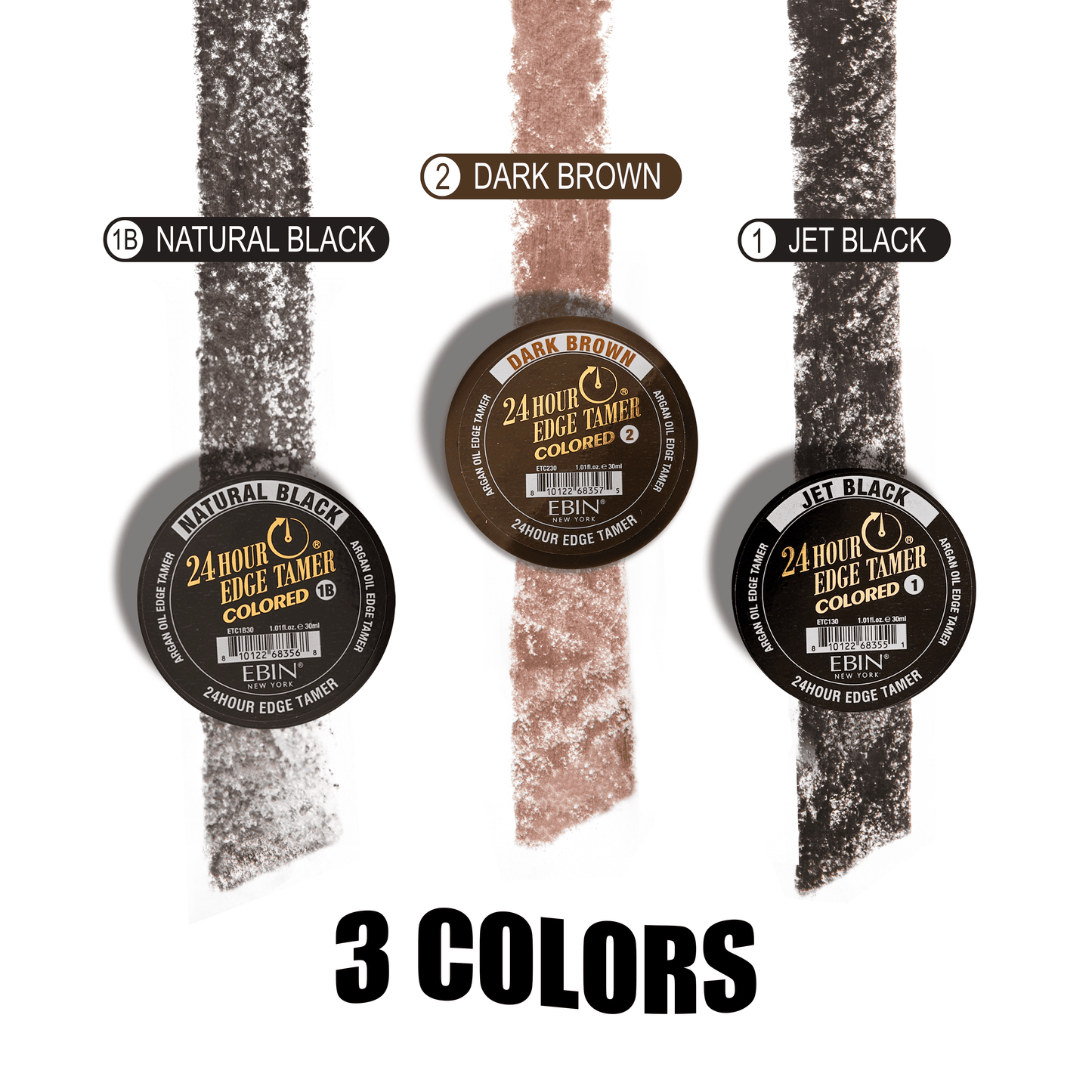 24 Hour Colored Edge Tamer - Dark Brown
