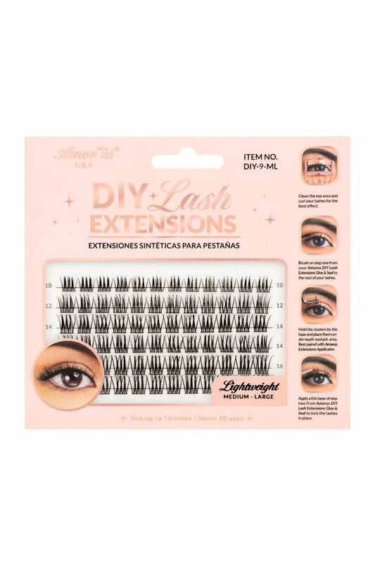 AMORUS DIY-9-ML DIY Lash Extensions - 6 sets