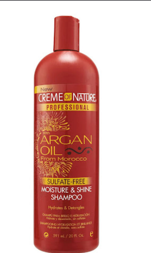 Creme of Nature Moisture & Shine Sulfate Free Shampoo 20 Oz