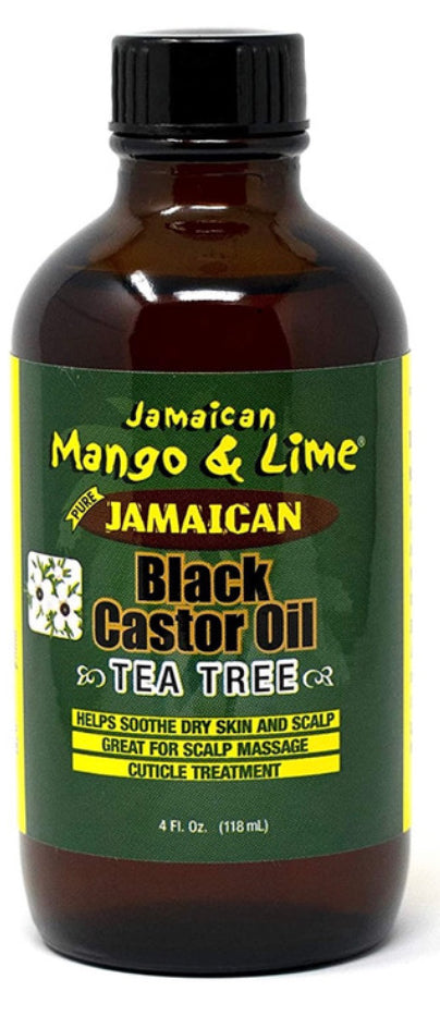 Jamaican Mango & Lime Black Castor Oil [Tea Tree