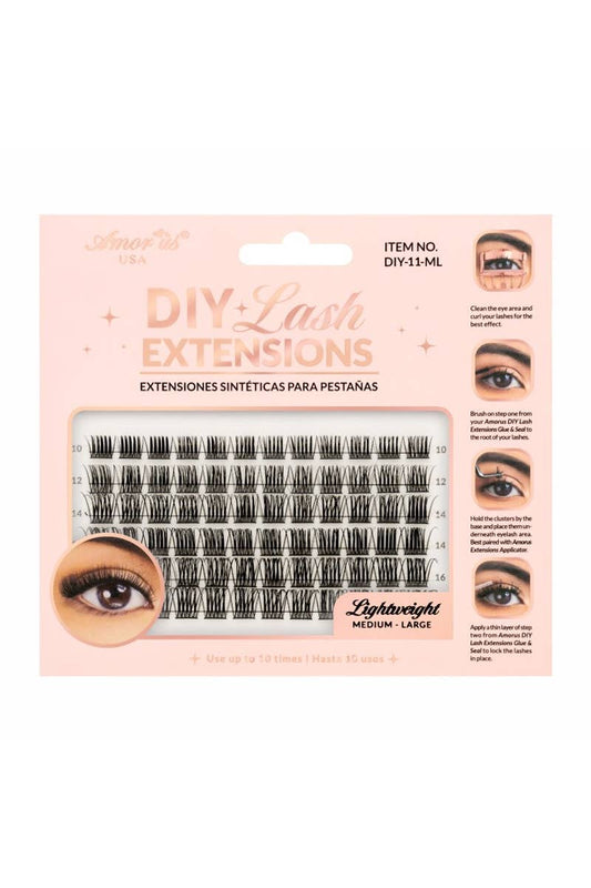 AMORUS DIY-11-ML DIY Lash Extensions - 6 sets