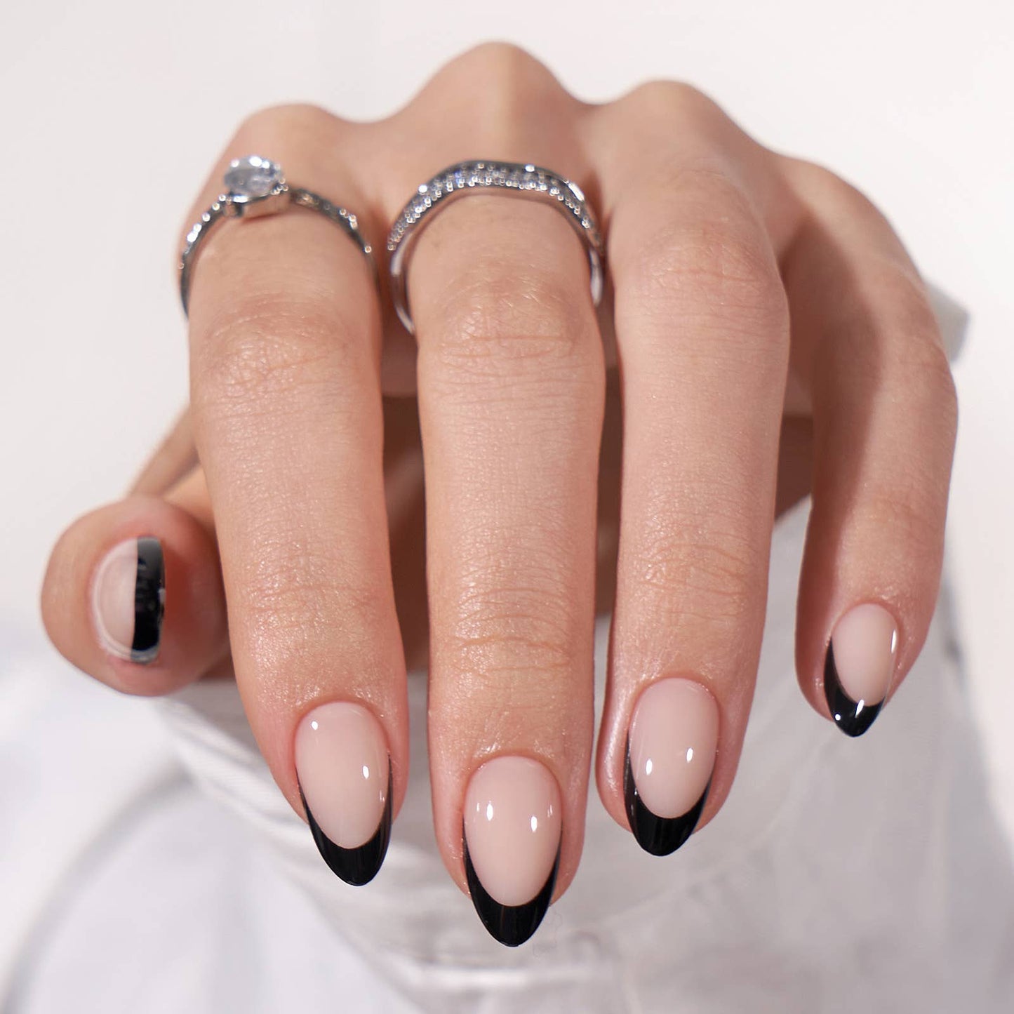 Leopard French Press On Nails | Short Almond Square Brown