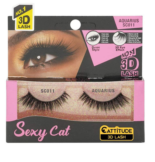 Ebin New York Sexy Cat 3D Eye Lashes-Aquarius